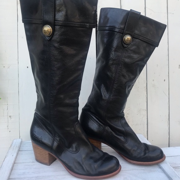 Coach Soft Leather Cuffed Boot - size 5 - Picture 1 of 8